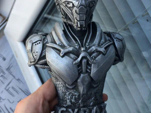 CYRAX MK11 PER BUSTO STAMPA 3D STL Modello 3D