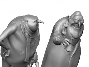 SET DESPICABLE ME FOR 3D PRINT STL 3D Модель