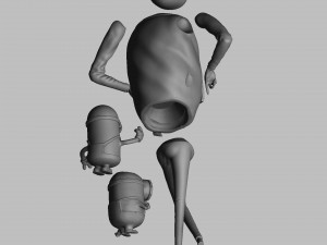 SET DESPICABLE ME FOR 3D PRINT STL 3D Модель