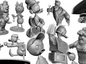 KACZE Opowieści ZESTAW DO DRUKU 3D STL Model 3D