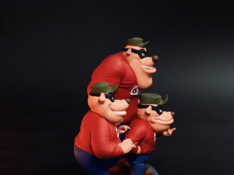 DUCK TALES SET FOR 3D PRINT STL 3D Model