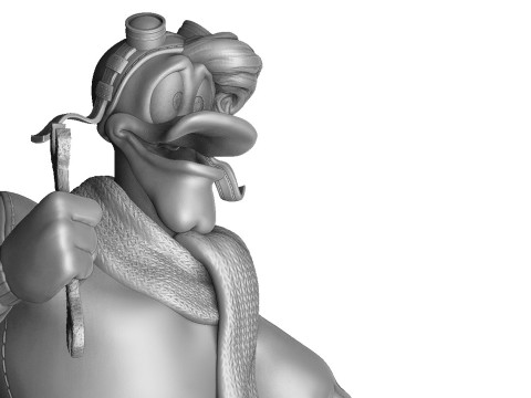 DUCK TALES SET FOR 3D PRINT STL 3D Model