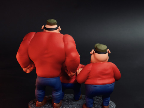 DUCK TALES SET FOR 3D PRINT STL 3D Model