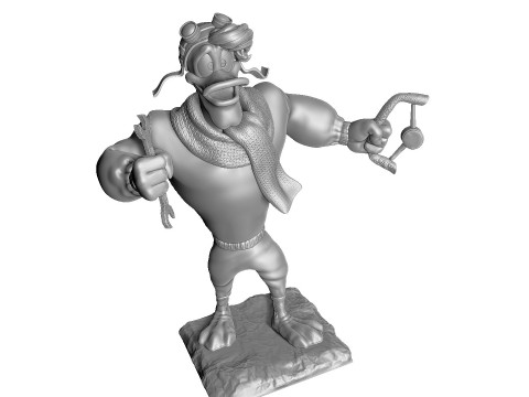 DUCK TALES SET FOR 3D PRINT STL 3D Model