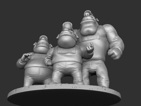 DUCK TALES SET FOR 3D PRINT STL 3D Model