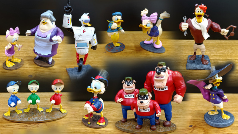 DUCK TALES SET FOR 3D PRINT STL 3D Model .c4d .max .obj .3ds .fbx .stl .blend