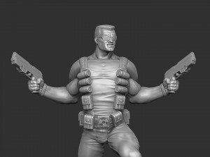 DUKE NUKEM FOR 3D PRINT STL Modèles 3D en vedette