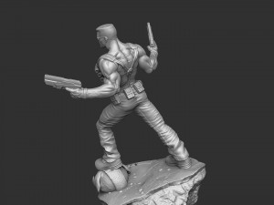 DUKE NUKEM FOR 3D PRINT STL Modèles 3D en vedette