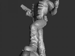 DUKE NUKEM FOR 3D PRINT STL Modèles 3D en vedette