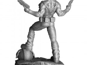 DUKE NUKEM FOR 3D PRINT STL Modèles 3D en vedette