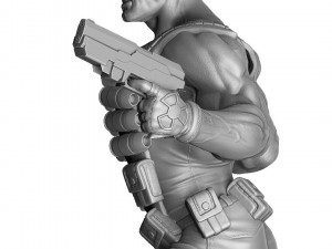 DUKE NUKEM FOR 3D PRINT STL Modèles 3D en vedette