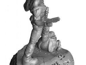 DUKE NUKEM FOR 3D PRINT STL Modèles 3D en vedette