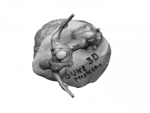 DUKE NUKEM FOR 3D PRINT STL 3D Print Model