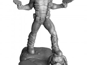 DUKE NUKEM FOR 3D PRINT STL Modèles 3D en vedette