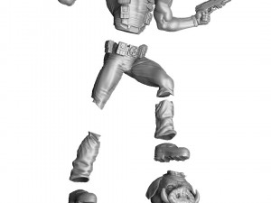 DUKE NUKEM FOR 3D PRINT STL Modèles 3D en vedette