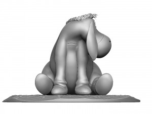 Eeyore DISNEY FOR 3D PRINT STL Model do druku 3D