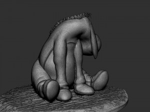 Eeyore DISNEY FOR 3D PRINT STL Model do druku 3D