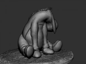 Eeyore DISNEY FOR 3D PRINT STL 3D Print Model