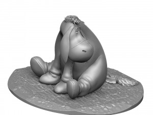 Eeyore DISNEY FOR 3D PRINT STL Model do druku 3D