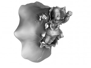 Homer Jay Simpson FOR 3D PRINT STL Modèle 3D