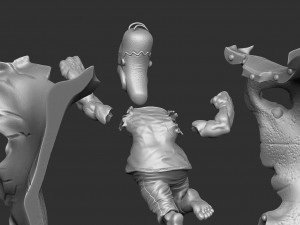 Homer Jay Simpson FOR 3D PRINT STL Modèle 3D