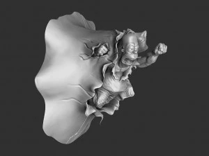 Homer Jay Simpson VOOR 3D PRINT STL 3D Model