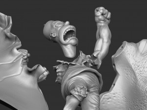 Homer Jay Simpson FOR 3D PRINT STL Modèle 3D
