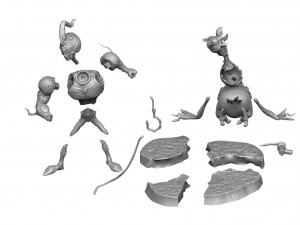 GUYVER-JIM ASSEMBLE FOR 3D PRINT STL 3D Model