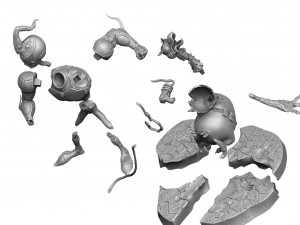 GUYVER-JIM ASSEMBLE FOR 3D PRINT STL 3D Model