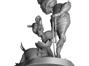 GUYVER-JIM ASSEMBLE FOR 3D PRINT STL 3D Model