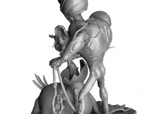 GUYVER-JIM ASSEMBLE FOR 3D PRINT STL 3D Model