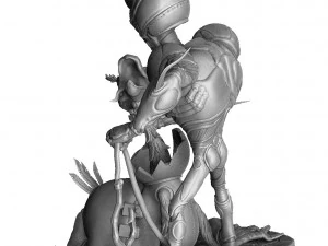 GUYVER-JIM ASSEMBLE FOR 3D PRINT STL 3D Model