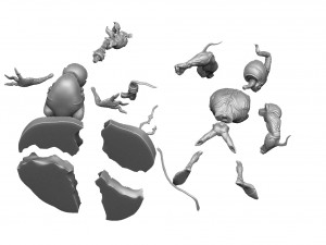 GUYVER-JIM ASSEMBLE FOR 3D PRINT STL 3D Model
