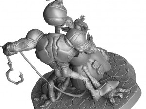 GUYVER-JIM ASSEMBLE FOR 3D PRINT STL 3D Model