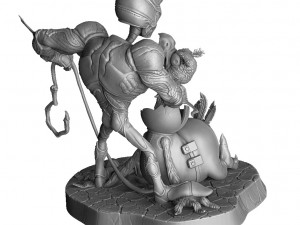 GUYVER-JIM ASSEMBLE FOR 3D PRINT STL 3D Model
