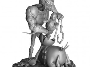 GUYVER-JIM ASSEMBLE FOR 3D PRINT STL 3D Model