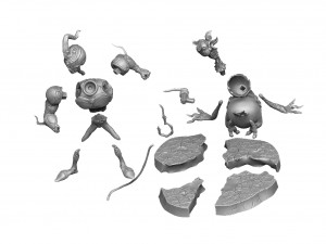 GUYVER-JIM ASSEMBLE FOR 3D PRINT STL 3D Model