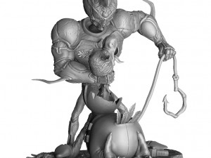 GUYVER-JIM ASSEMBLE FOR 3D PRINT STL 3D Model