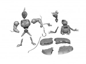 GUYVER-JIM ASSEMBLE FOR 3D PRINT STL 3D Model