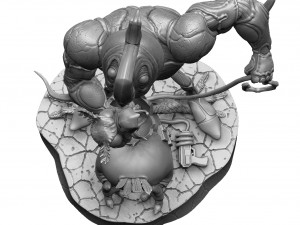 GUYVER-JIM ASSEMBLE FOR 3D PRINT STL 3D Model