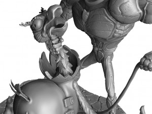 GUYVER-JIM ASSEMBLE FOR 3D PRINT STL 3D Model