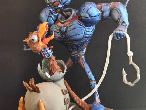GUYVER-JIM ASSEMBLE FOR 3D PRINT STL 3D Model