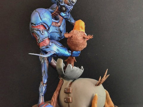 GUYVER-JIM ASSEMBLE FOR 3D PRINT STL 3D Model