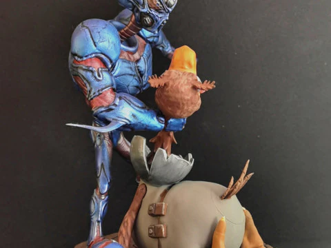 GUYVER-JIM ASSEMBLE FOR 3D PRINT STL 3D Model
