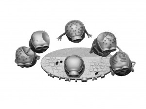 MINIONS FOR 3D PRINT STL ASSEMBLE AND SEPARATELY 3D Model