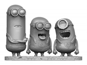 MINIONS FOR 3D PRINT STL SEPARATELY 3D Model