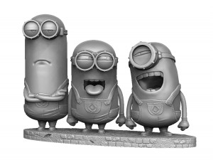 MINIONS FOR 3D PRINT STL SEPARATELY 3D Model