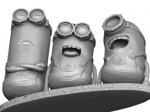 MINIONS FOR 3D PRINT STL SEPARATELY 3D Model