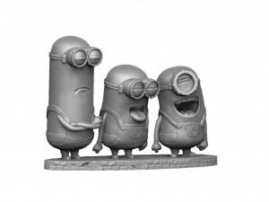 MINIONS FOR 3D PRINT STL SEPARATELY 3D Model
