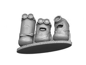MINIONS FOR 3D PRINT STL SEPARATELY 3D Model